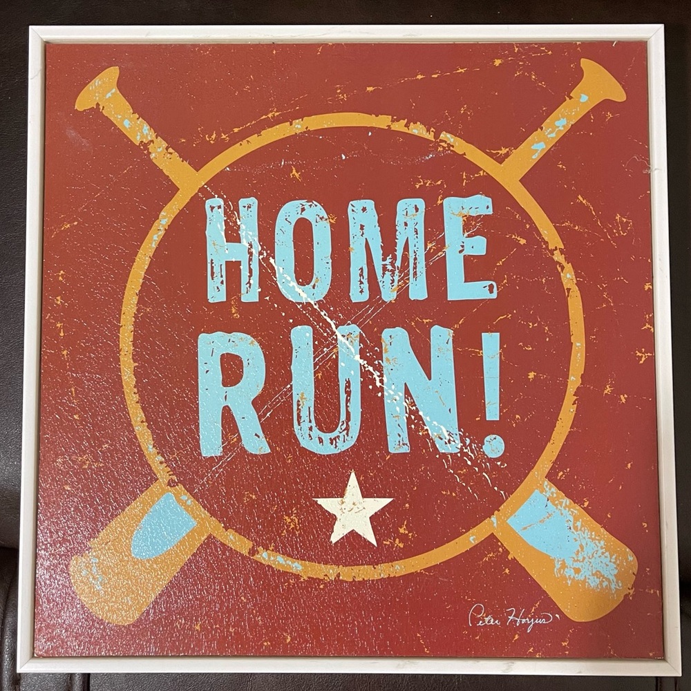 Baseball Home Run Wall Art
